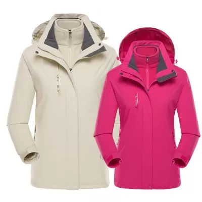 Anorak doublé polaire pour femme