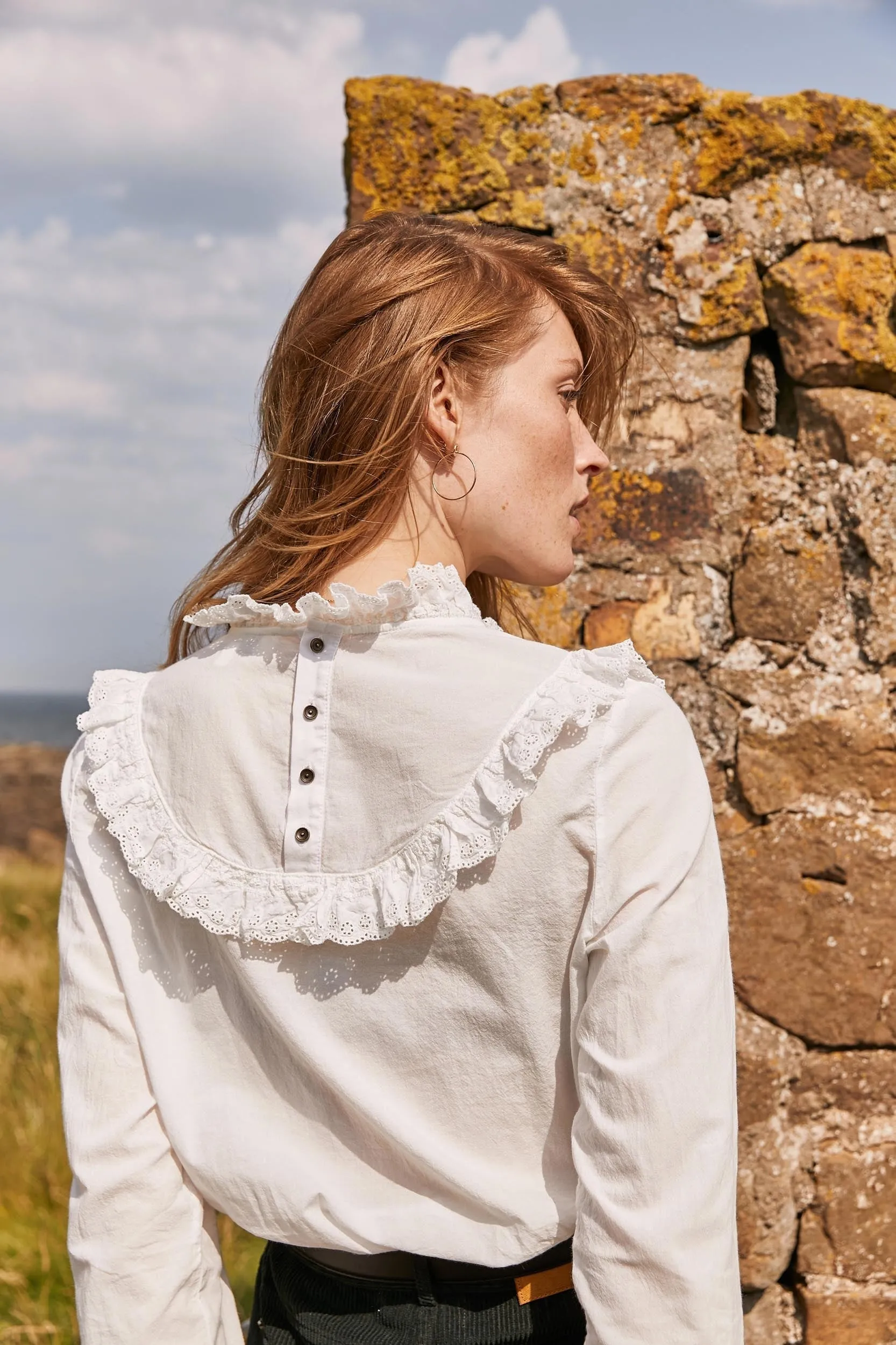 Blouse Marbella blanc naturel