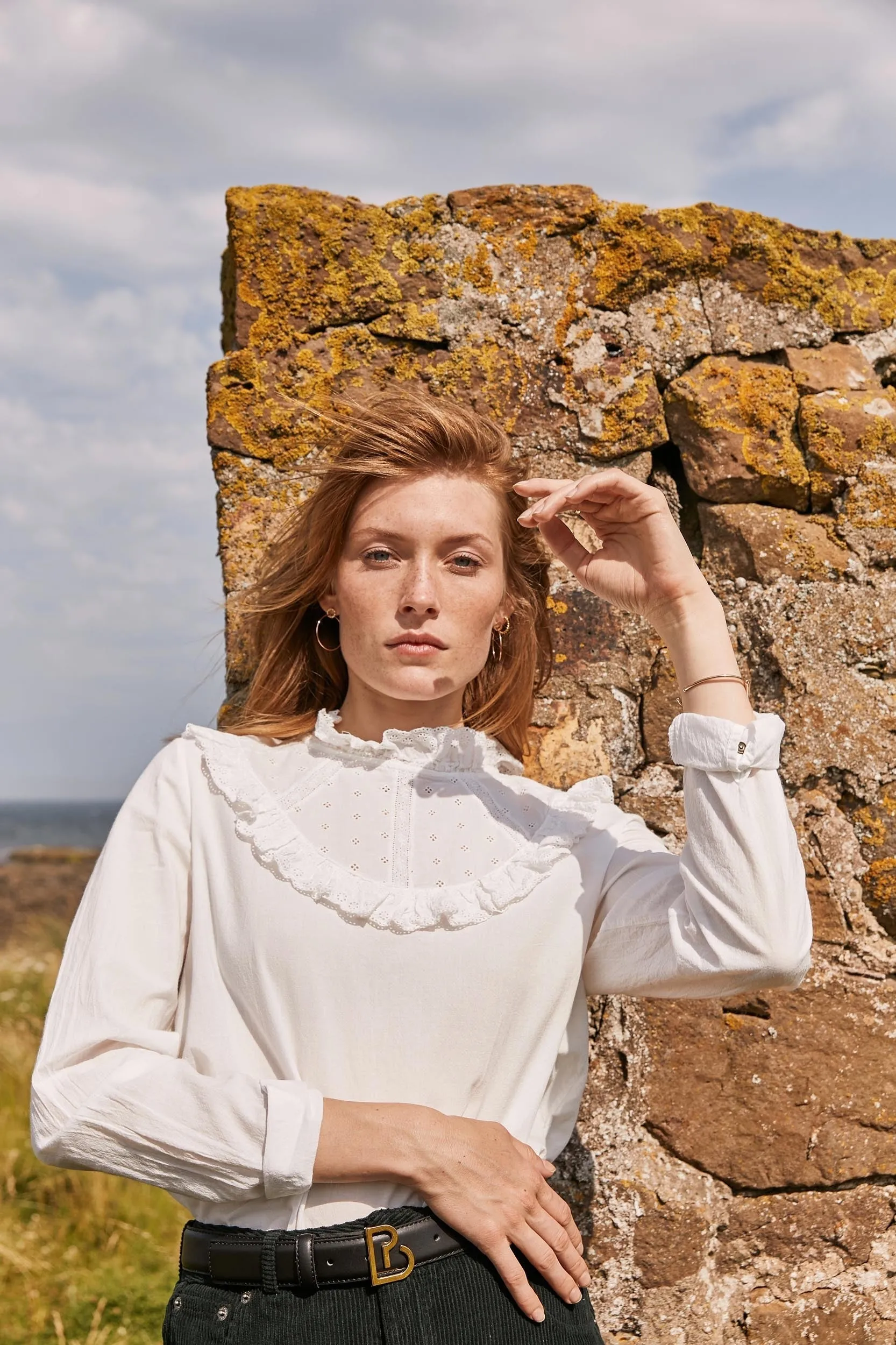 Blouse Marbella blanc naturel