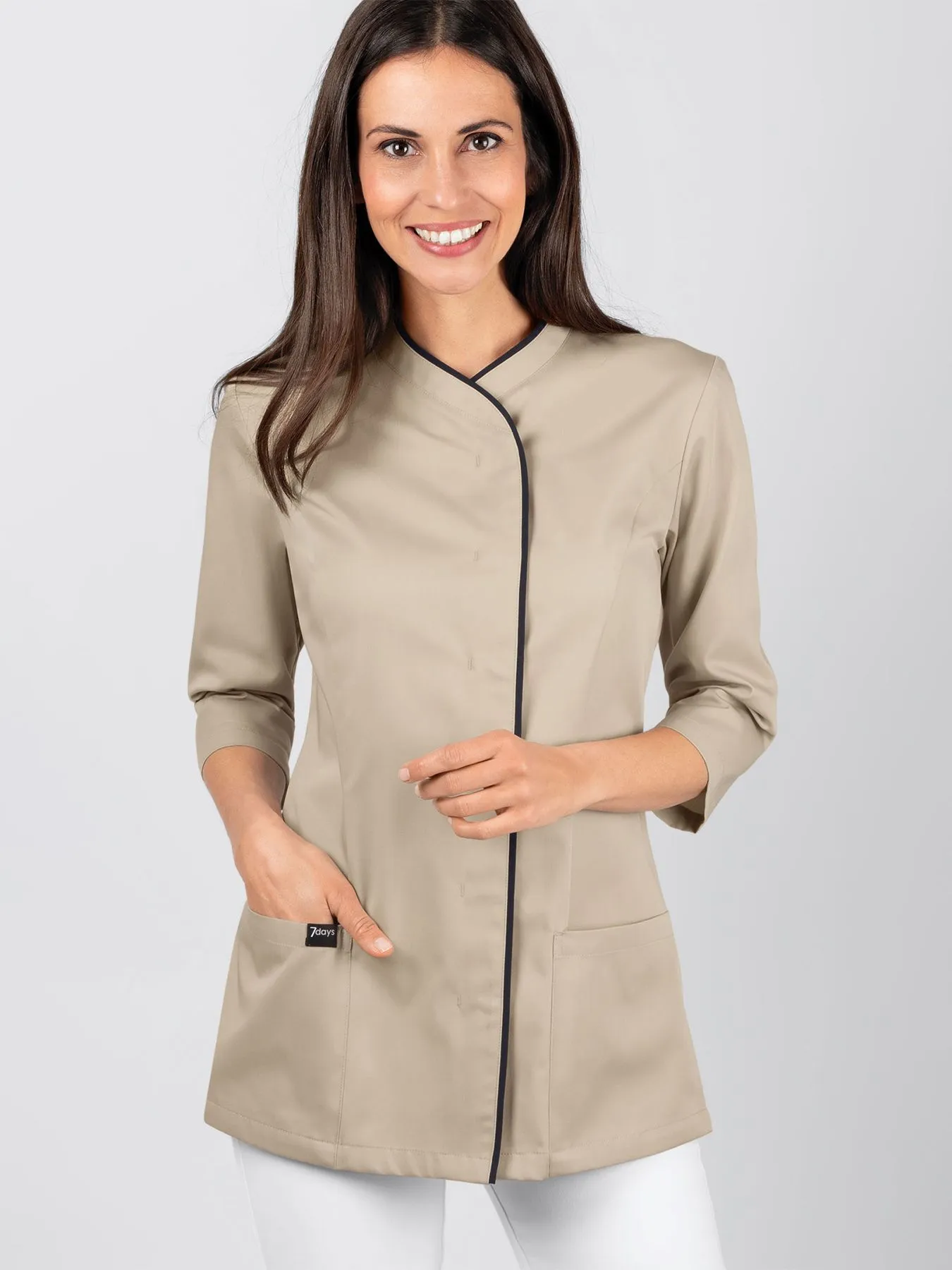 Blouse médicale à manches ¾