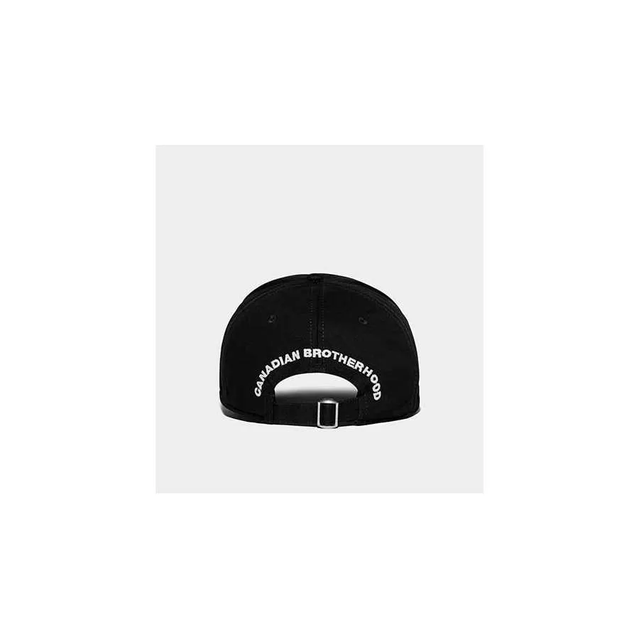 Casquette Noire En Coton Lettrage Brodé Dsquared2 Homme | Toulouse