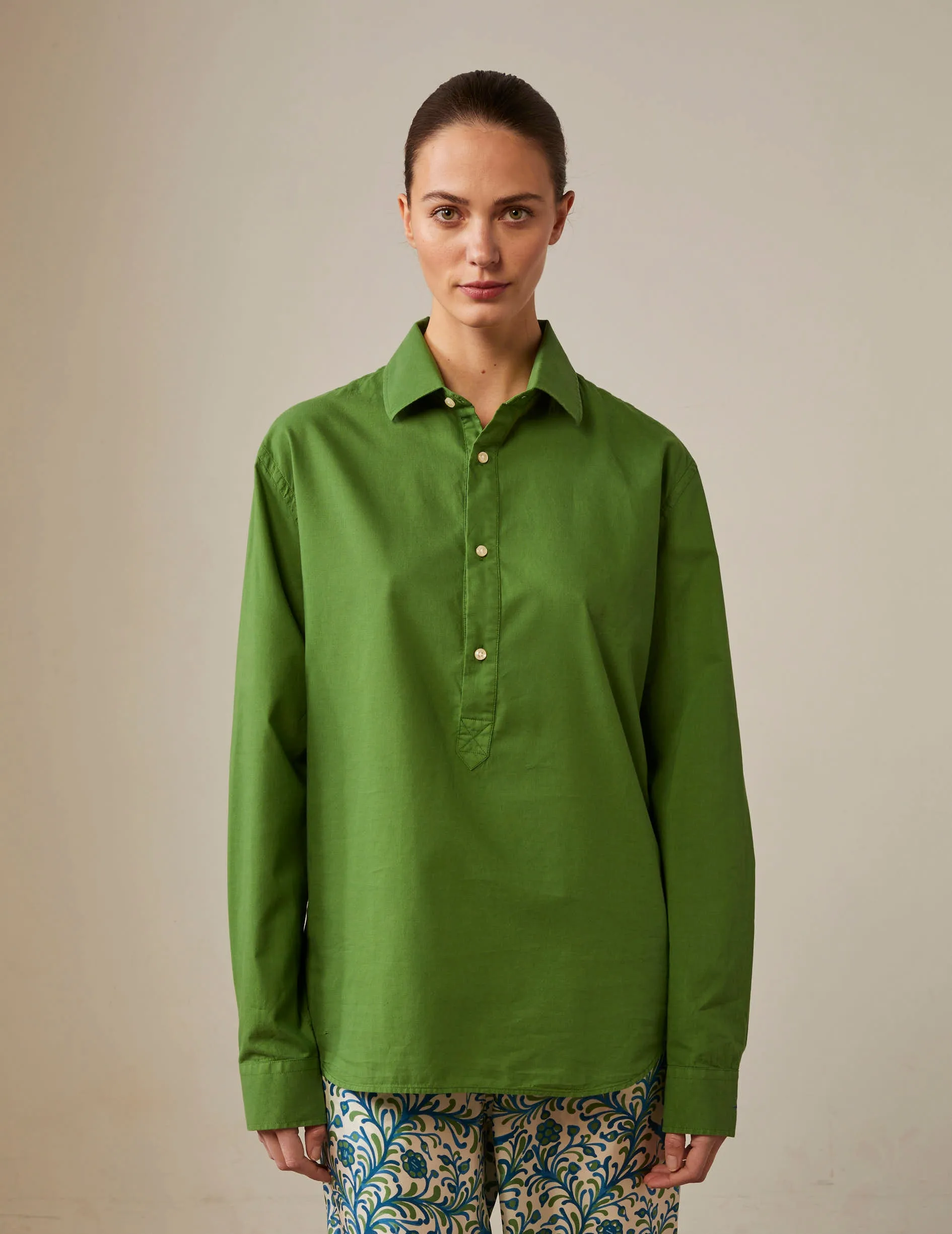 Chemise Cadaques verte