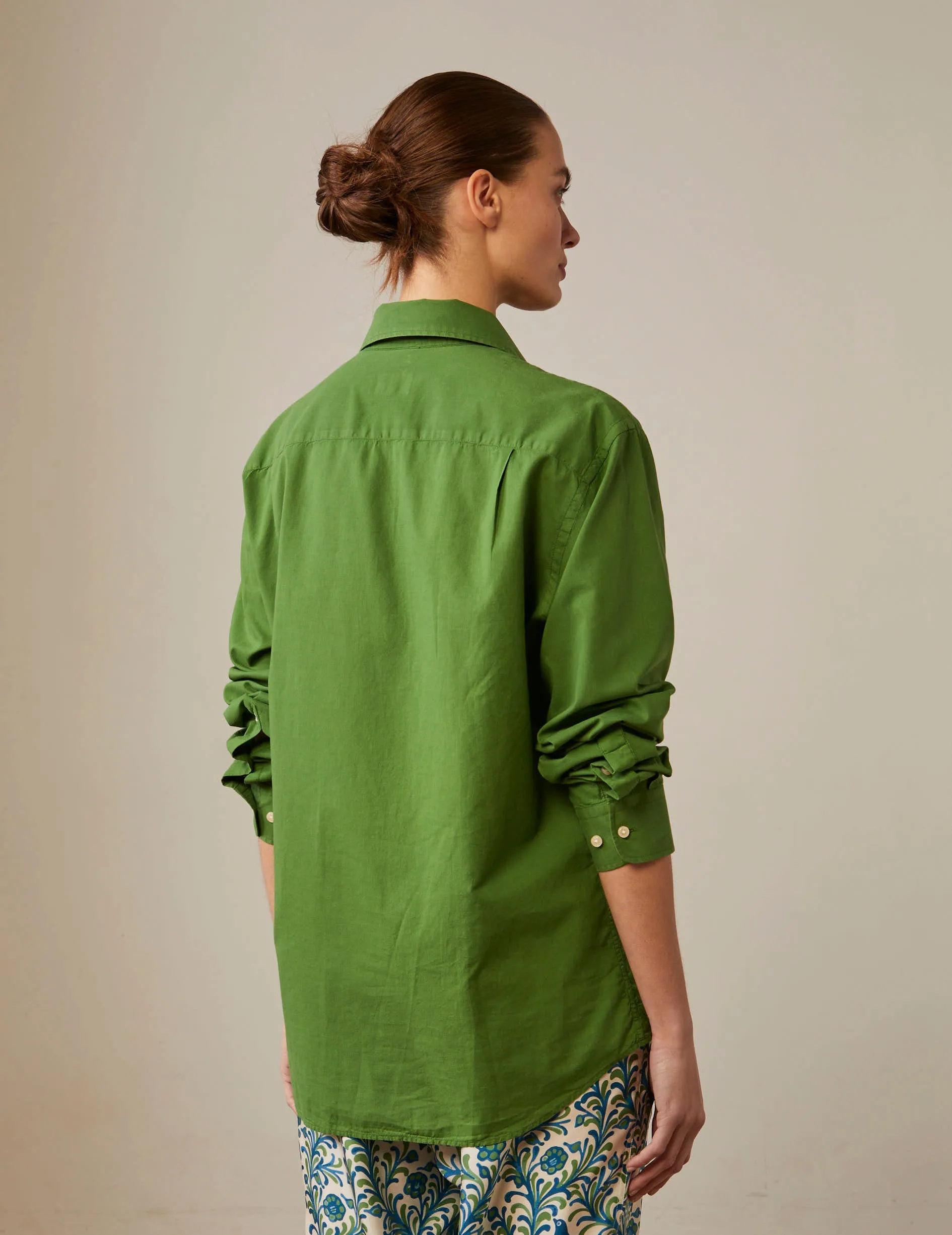 Chemise Cadaques verte