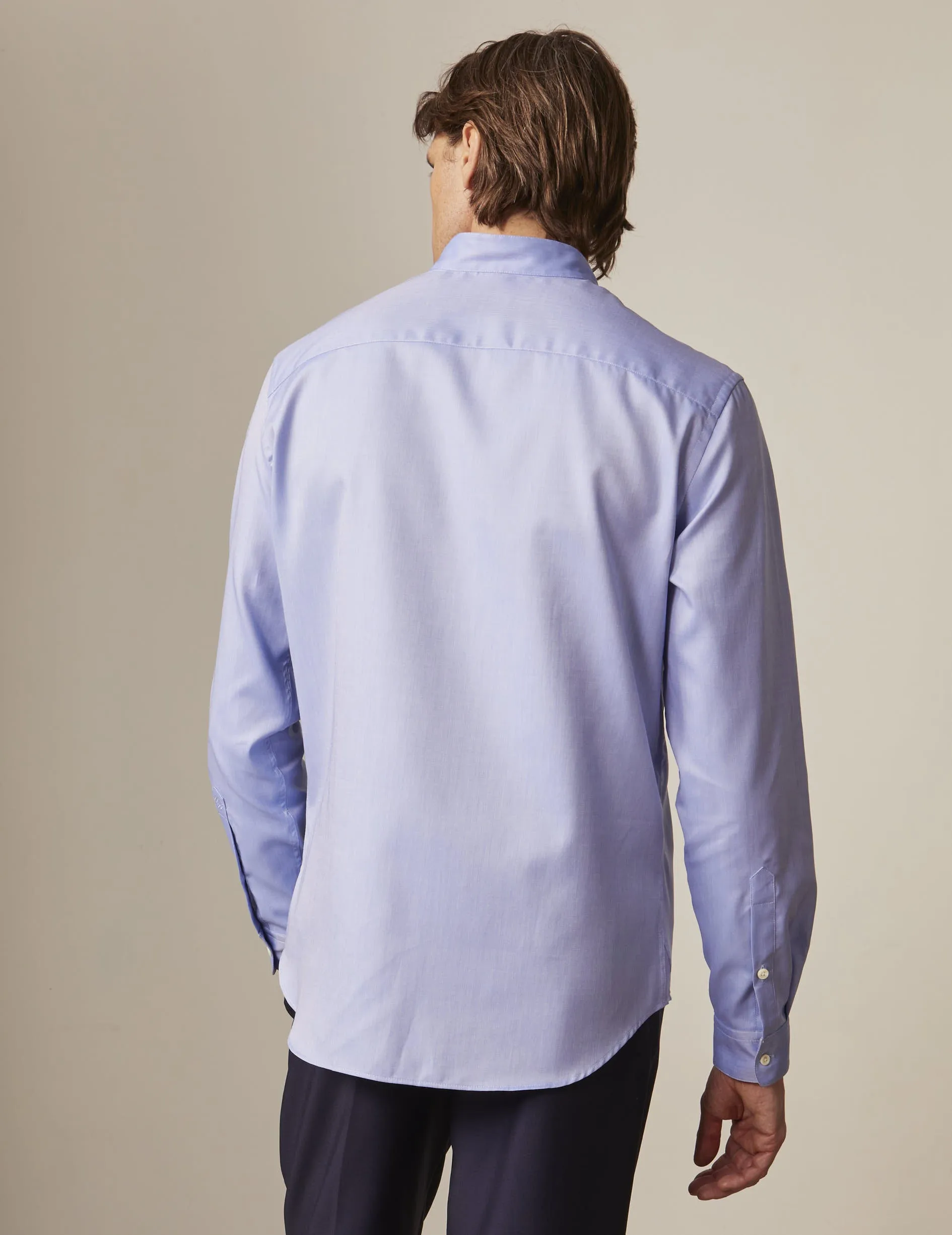 Chemise Carl infroissable bleue