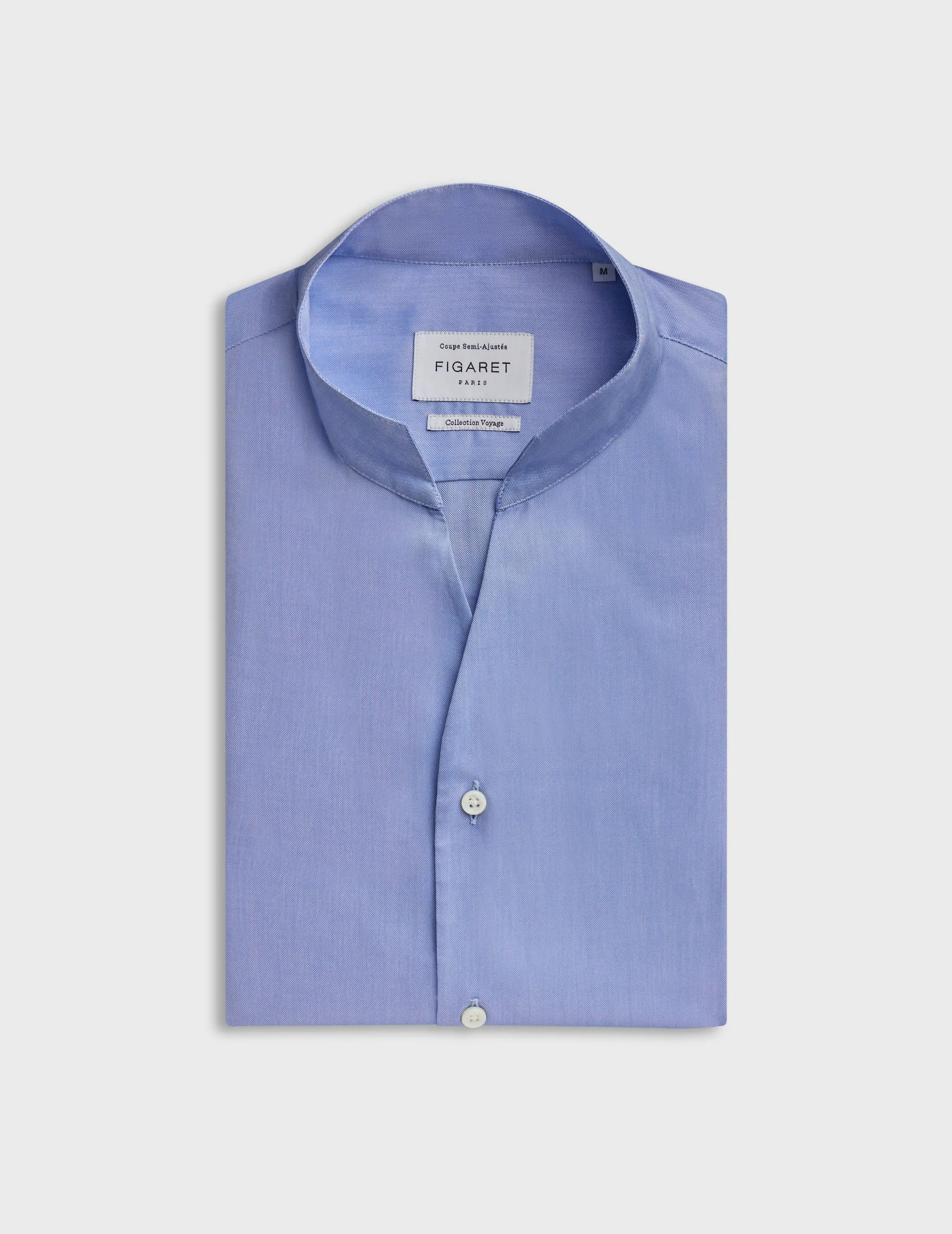 Chemise Carl infroissable bleue