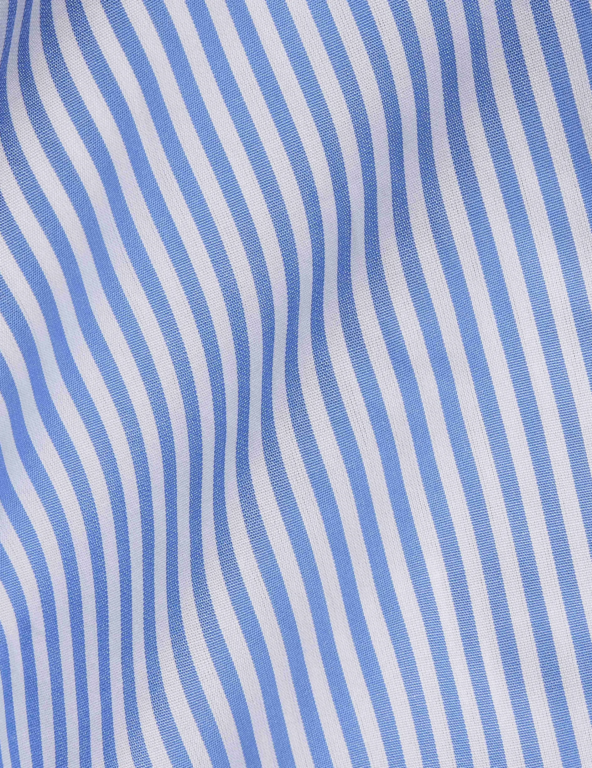 Chemise Classique rayée bleue