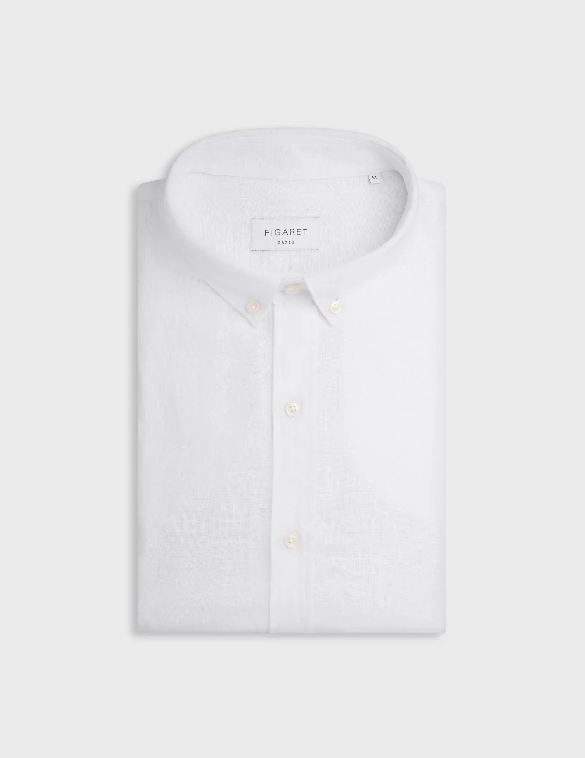 Chemise Gaspard en lin blanc