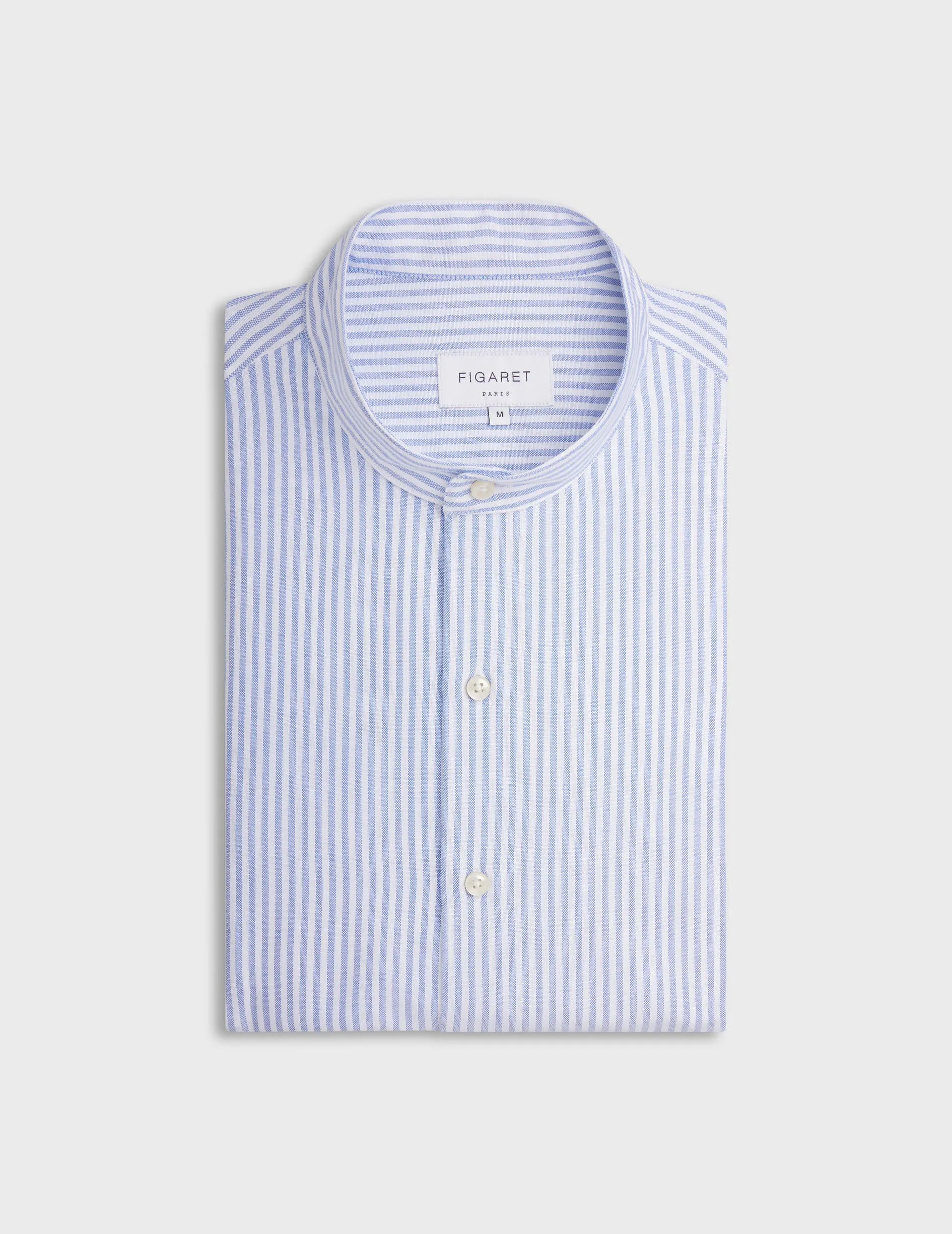 Chemise Herwin rayée bleue