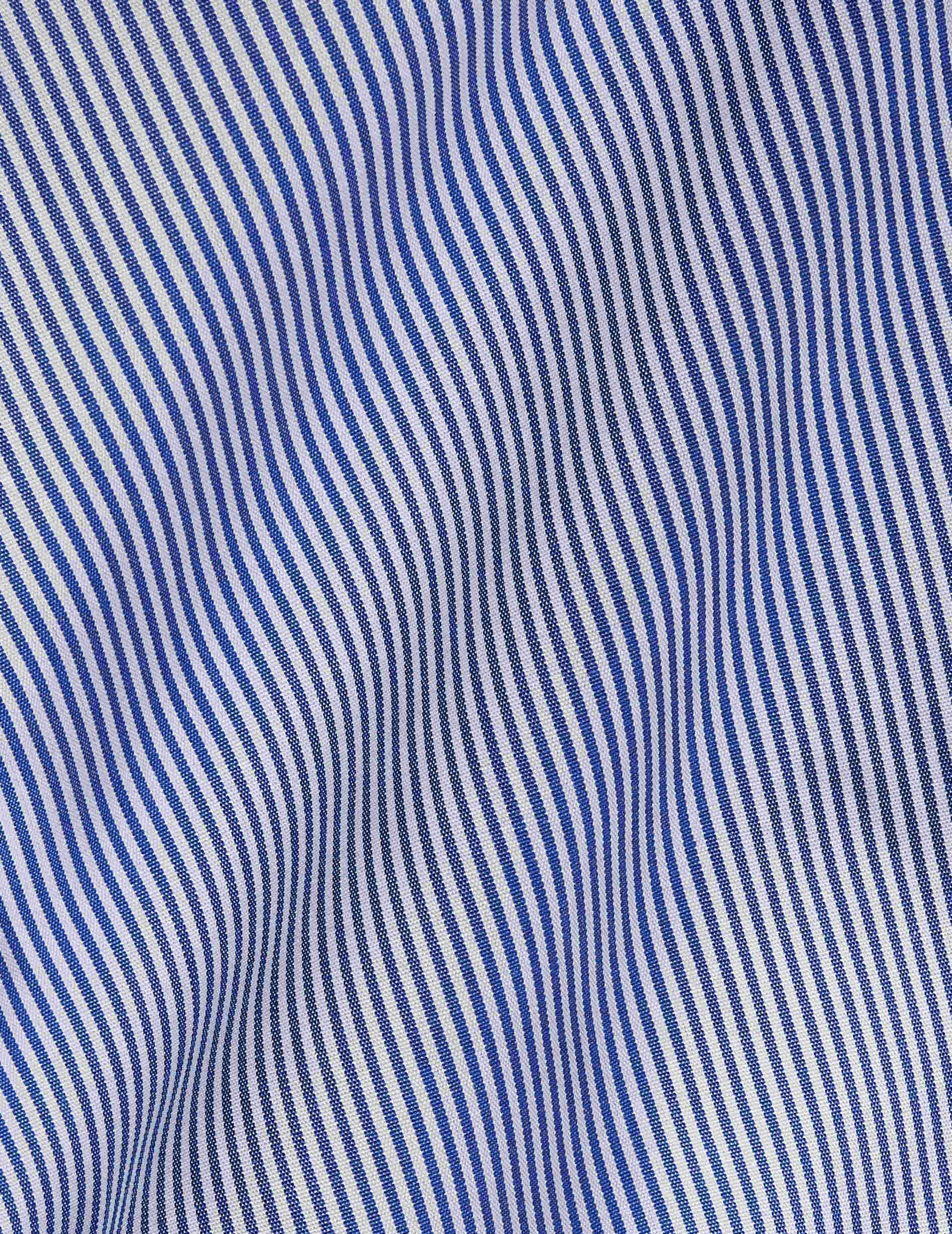 Chemise Semi-ajustée rayée marine