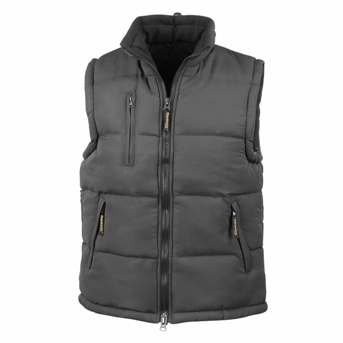 Doudoune anorak sans manches bodywarmer - R088X - noir 