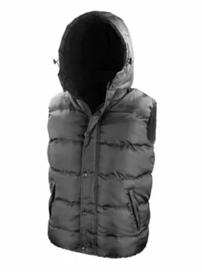 Doudoune anorak sans manches bodywarmer - R223X - noir 