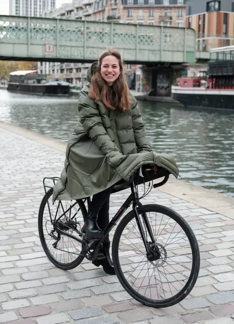 Doudoune avec couvre-jambes - Maium Amsterdam | JE SUIS À VÉLO