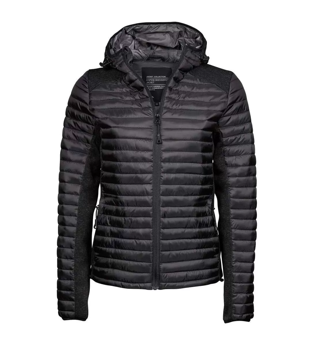 Doudoune à capuche anorak femme - 9611 - noir