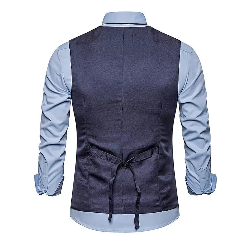 Faux Gilet de Costume deux Pièces pour Homme