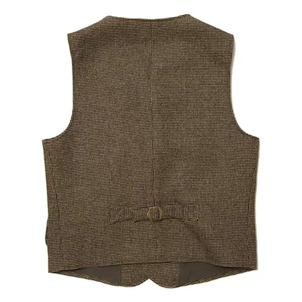 Gilet classique en tweed vintage