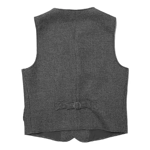 Gilet classique en tweed vintage