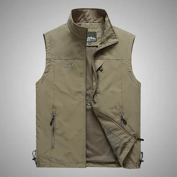 Gilet de Loisirs de Plein Air Décontracté pour Homme