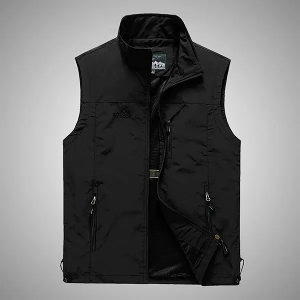 Gilet de Loisirs de Plein Air Décontracté pour Homme