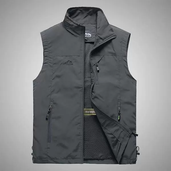 Gilet de Loisirs de Plein Air Décontracté pour Homme