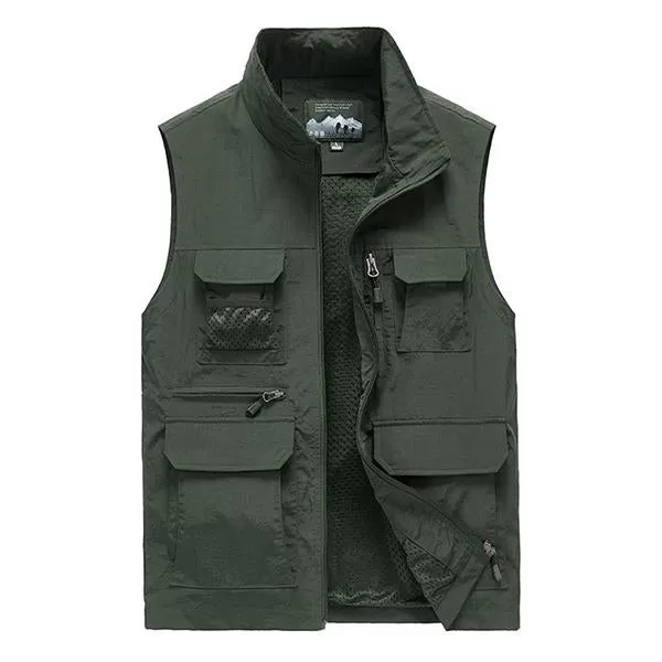 Gilet d'extérieur mince vintage