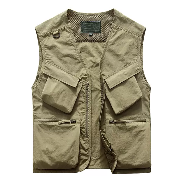 Gilet Décontracté Style Rétro