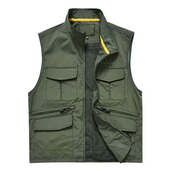 Gilet Imperméable Extérieur Vintage