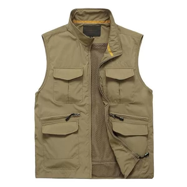 Gilet Imperméable Extérieur Vintage