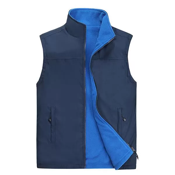 Gilet Réversible en Polaire pour Homme