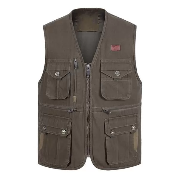 Gilet à décontracté vintage rétro