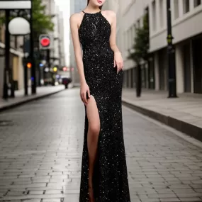 Giulia - Robe de soirée élégante à paillettes