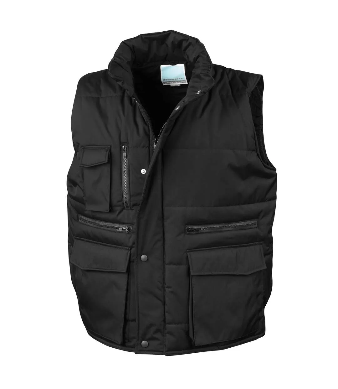 Lance veste sans manches hydrofuge et coupe-vent homme noir Result