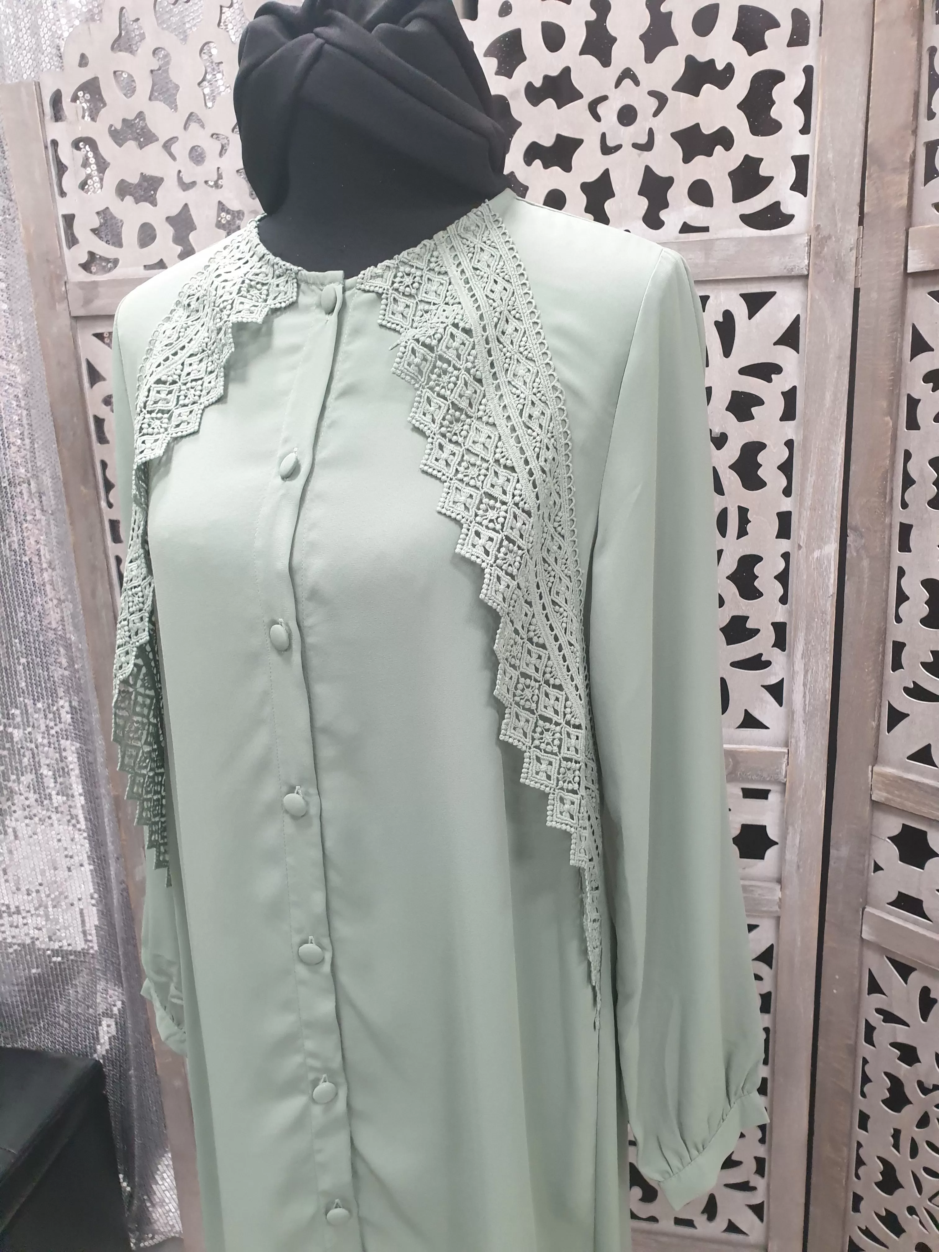 Maxi Chemise Léa Green - Tendance Hijab