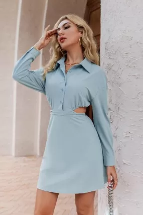 Mini Robe Bleue Vintage