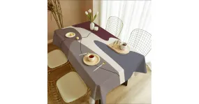 Nappe rectangulaire imperméable pour table à manger