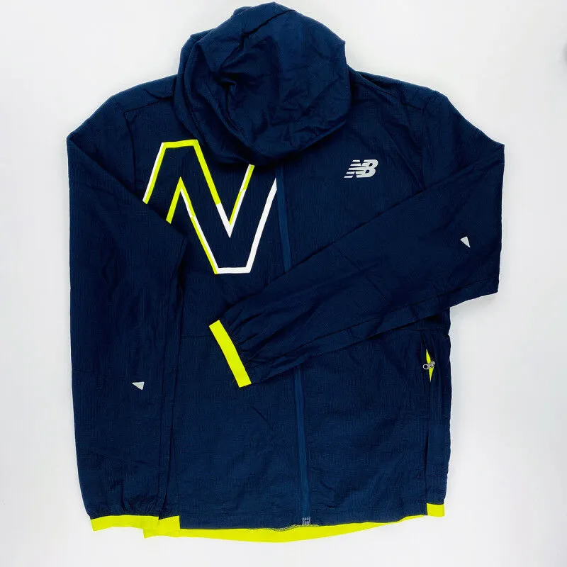 New Balance Jacket - Seconde main Veste coupe-vent homme - Bleu pétrole - S | Hardloop