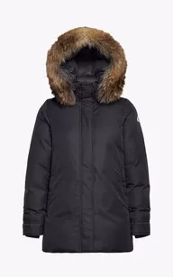 Parka Bordeaux noire Pyrenex - La Canadienne - Parkas Textile Noir