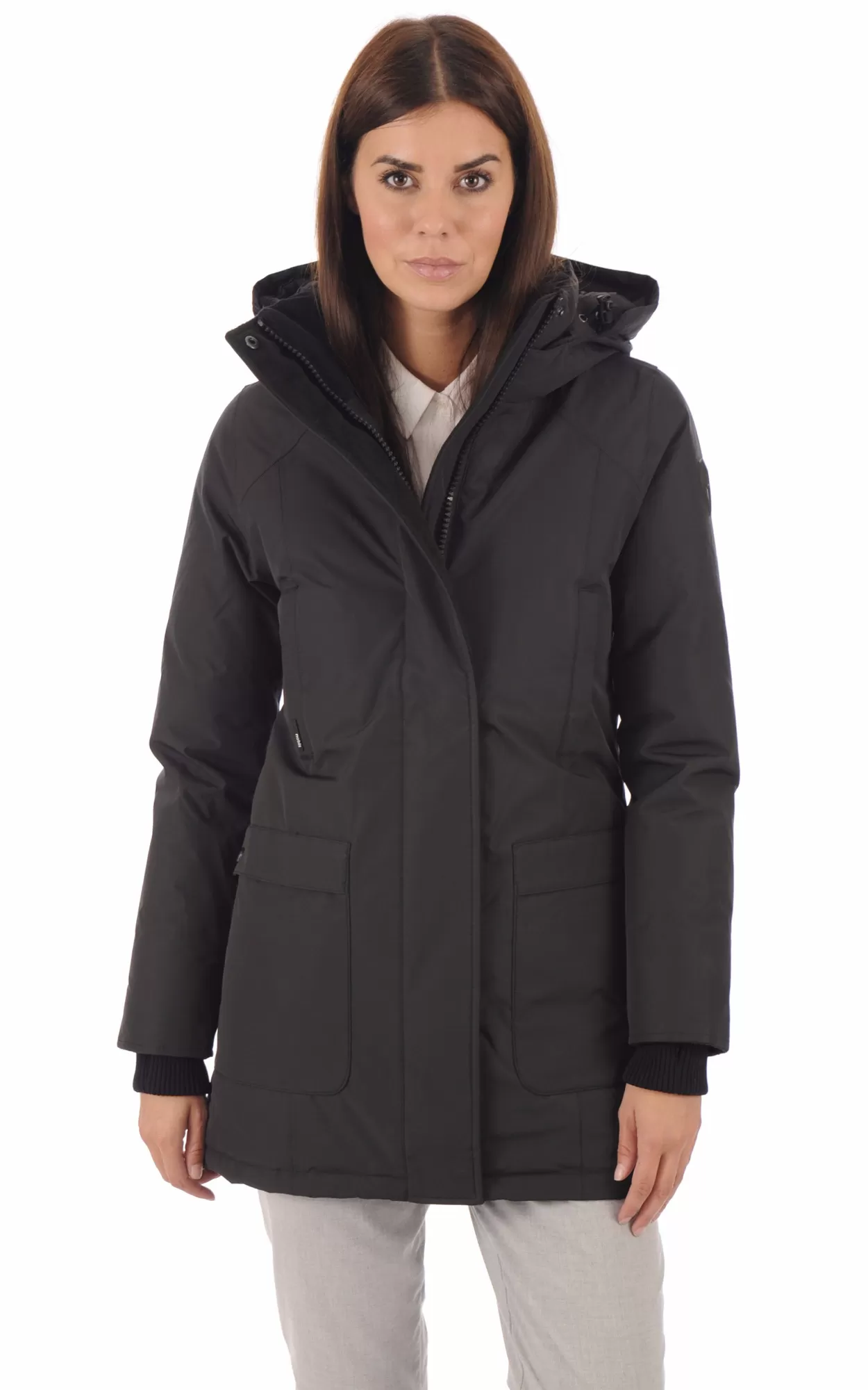 Parka Emily noire Nobis - La Canadienne - Parkas Textile Noir