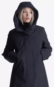 Parka Gaia noir Krakatau - La Canadienne - Parkas Textile Noir