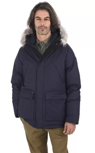 Parka Heritage navy Nobis - La Canadienne - Parkas Textile Navy