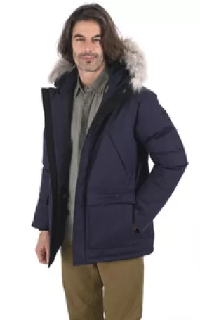 Parka Heritage navy Nobis - La Canadienne - Parkas Textile Navy