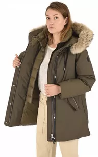 Parka Kinslee kaki Mackage - La Canadienne - Parkas Textile Kaki