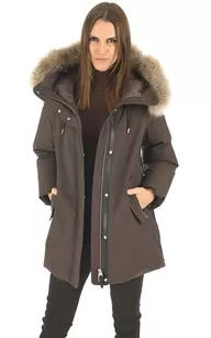 Parka Kinslee marron Mackage - La Canadienne - Parkas Textile Marron