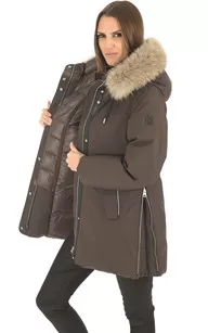 Parka Kinslee marron Mackage - La Canadienne - Parkas Textile Marron