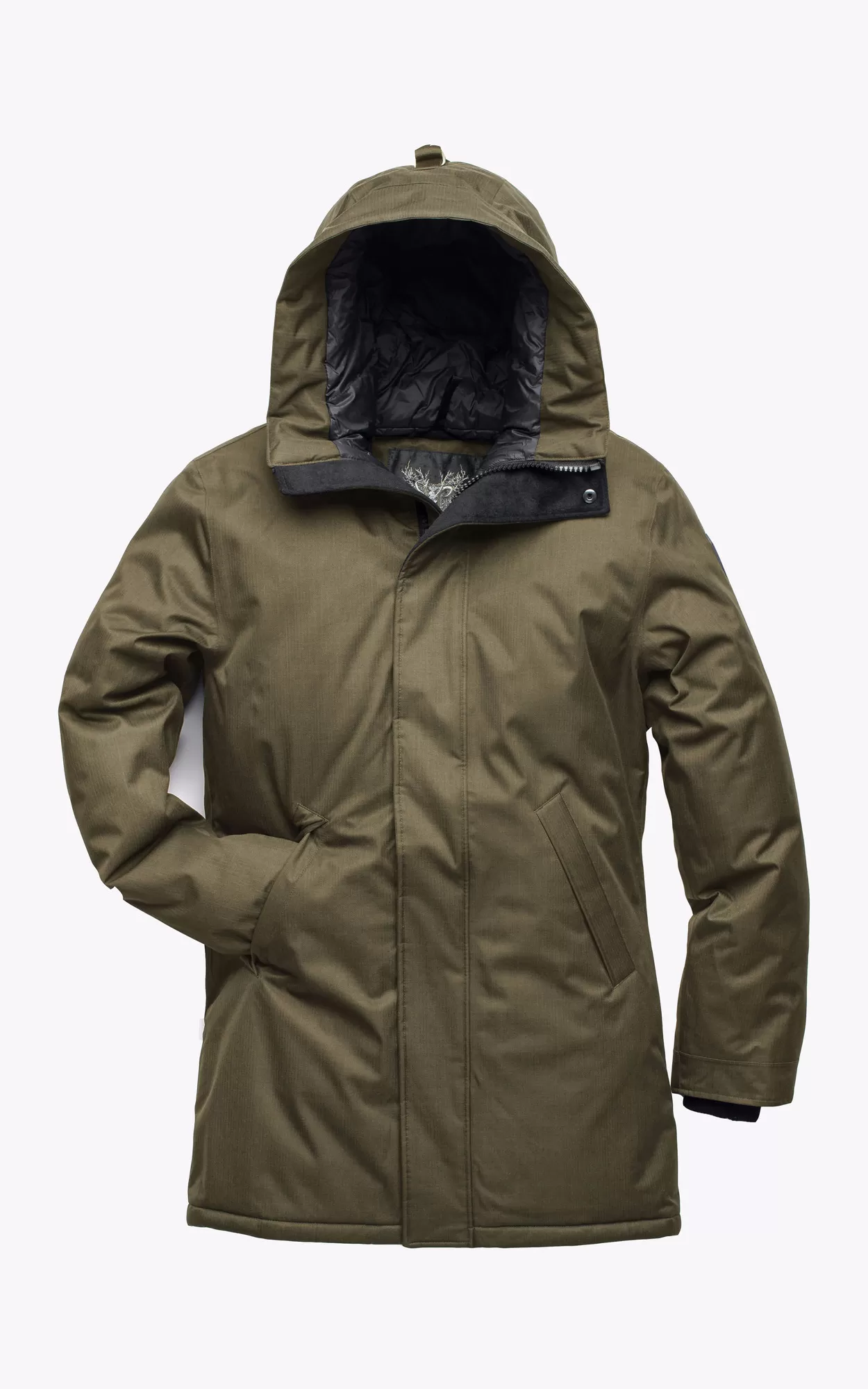 Parka Pierre kaki Nobis - La Canadienne - Parkas Textile Kaki