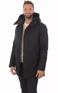 Parka Pierre noire Nobis - La Canadienne - Parkas Textile Noir