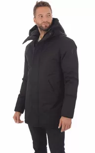 Parka Pierre noire Nobis - La Canadienne - Parkas Textile Noir