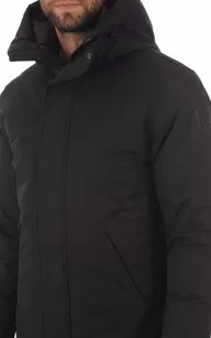 Parka Pierre noire Nobis - La Canadienne - Parkas Textile Noir