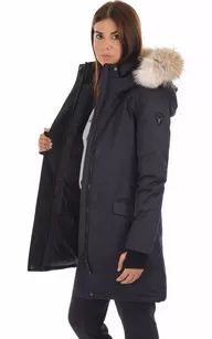 Parka Rebecca navy Nobis - La Canadienne - Parkas Textile Navy