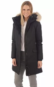 Parka Rebecca noire Nobis - La Canadienne - Parkas Textile Noir