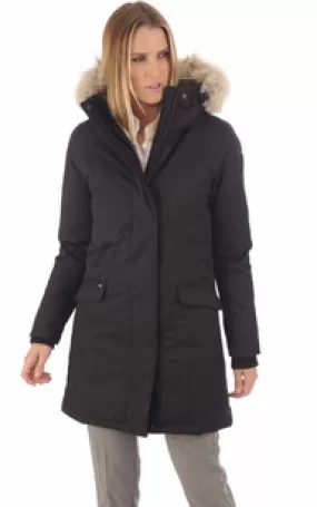 Parka Rebecca noire Nobis - La Canadienne - Parkas Textile Noir